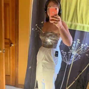 Express white jumpsuit worn once to bachelorette